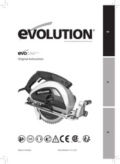Evolution evosaw230 Traduction D'original