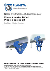 Planeta BK-100 Notice D'instructions Et D'entretien