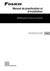 Daikin EKSH26P Manuel De Planification Et D'installation