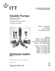 Goulds Pumps ITT AQUAVAR 04169141 Installation, Programmation Et Utilisation
