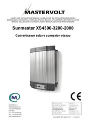 Mastervolt Sunmaster XS4300 Manuel Utilisateur Et D'installation