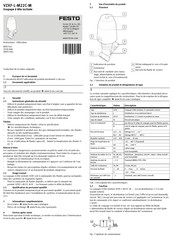 Festo VZXF-L-M22C-M Instructions/Utilisation