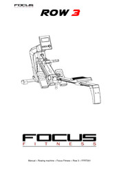 FOCUS FITNESS FFRT001 Instruction Utilisateur