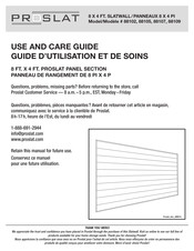 Proslat 88109 Guide D'utilisation Et De Soins