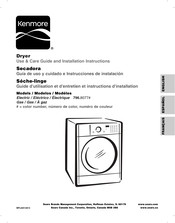 Kenmore 796.8077 Serie Guide D'utilisation Et D'entretien Et Instructions D'installation