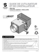 Stelpro ECOBOOT SAB Serie Guide De L'utilisateur Et De L'installateur