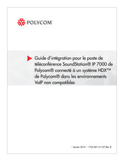 Polycom SoundStation IP 7000 Guide D'intégration