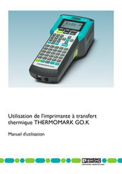 Phoenix Contact THERMOMARK GO.K Manuel D'utilisation