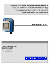 Astralpool SPEEDY 1-RX Manuel D'installation, D'entretien Et D'utilisation