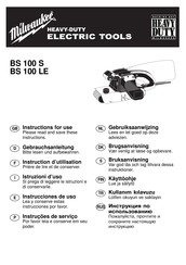 Milwaukee BS 100 S Instructions D'utilisation