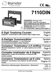 Trumeter 7110DIN Mode D'emploi