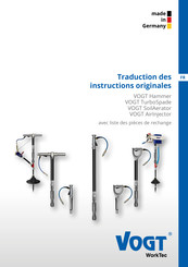 Vogt TurboSpade VTS 60 Traduction Des Instructions Originales