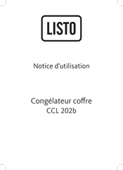 Listo CCL 202b Notice D'utilisation