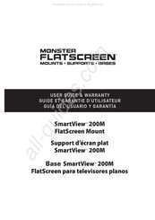 Monster FlatScreen SmartView 200M Guide D'utilisation Et Garantie