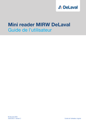 DeLaval Mini reader MIRW Guide De L'utilisateur