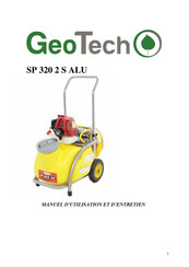 Geotech SP 320 2 S ALU Manuel D'utilisation Et D'entretien