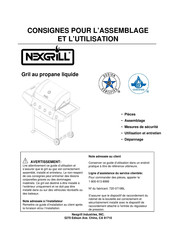 Nexgrill 720-0719BL Consignes Pour L'assemblage Et L'utilisation