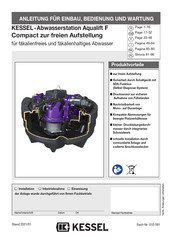 Kessel Aqualift F Compact Directives Pour La Pose, Le Service Et La Maintenance