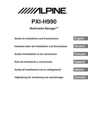 Alpine Multimedia Manager PXI-H990 Guide D'installation Et De Connexions
