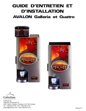 Cafection AVALON Galleria Guide D'entretien Et D'installation