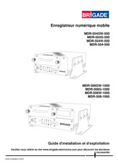 Brigade MDR-504-500 Guide D'installation Et D'exploitation