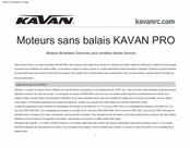 Kavan PRO Outrunner Mode D'emploi