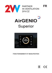 2VV AirGENIO Superior Manuel D'usage Et Manutention