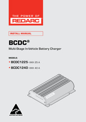 AUSTRALIAN MADE Redarc BCDC1240 Serie Mode D'emploi