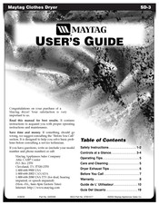 Maytag SD-3 Guide De L'utilisateur