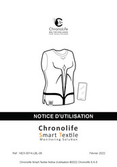 Chronolife Smart Textile Notice D'utilisation