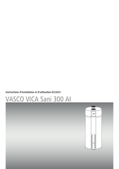 Vasco VICA Sani 300 AI Instructions D'installation Et D'utilisation