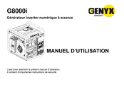 GENYX ENERGY G8000i Manuel D'utilisation