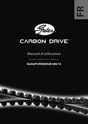 Gates Carbon Drive Manuel D'utilisation