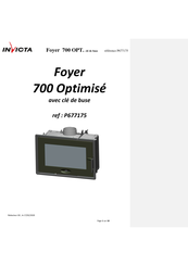 Invicta 700 Optimise Notice Particulière D'utilisation Et D'installation