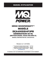 MQ Power WHISPERWATT DCA400SSI4F3PB Manuel D'utilisation