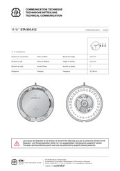 eta 955.612 Document Technique