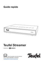 Teufel Streamer Guide Rapide