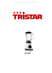 Tristar BL-4426 Manuel D'instructions