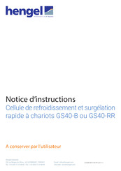 hengel GS40-RR Notice D'instructions