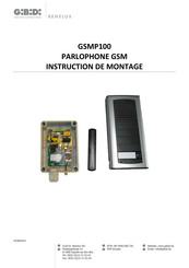 GiBiDi GSMP100 Instructions De Montage