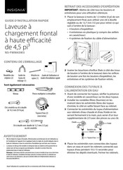 Insignia NS-FWM45W3 Guide D'installation Rapide