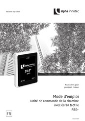 alpha innotec RBE Plus Mode D'emploi