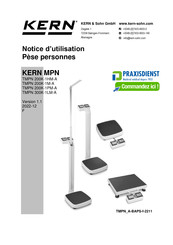 KERN TMPN 200K-1PM-A Notice D'utilisation