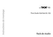 thomann Thon Studio Side Rack 10U Instructions De Montage