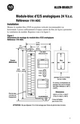 Allen-Bradley 1791-NDC Instructions D'installation