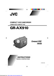 JVC GR-AX910 Manuel D'instructions