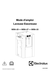 Electrolux WB6-27 Mode D'emploi