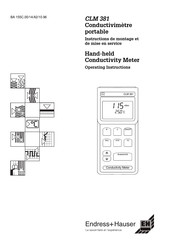 Endress+Hauser CLM 381 Instructions De Montage Et De Mise En Service