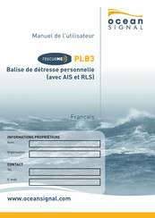 Ocean Signal rescueME PLB3 Manuel De L'utilisateur