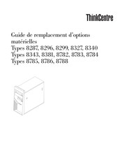 Lenovo ThinkCentre 8784 Instructions De Remplacement